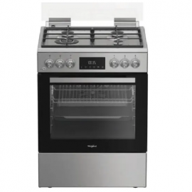 WHIRLPOOL W6G8LCSWX Ελεύθερη Κουζίνα Αερίου 72lt 60cm